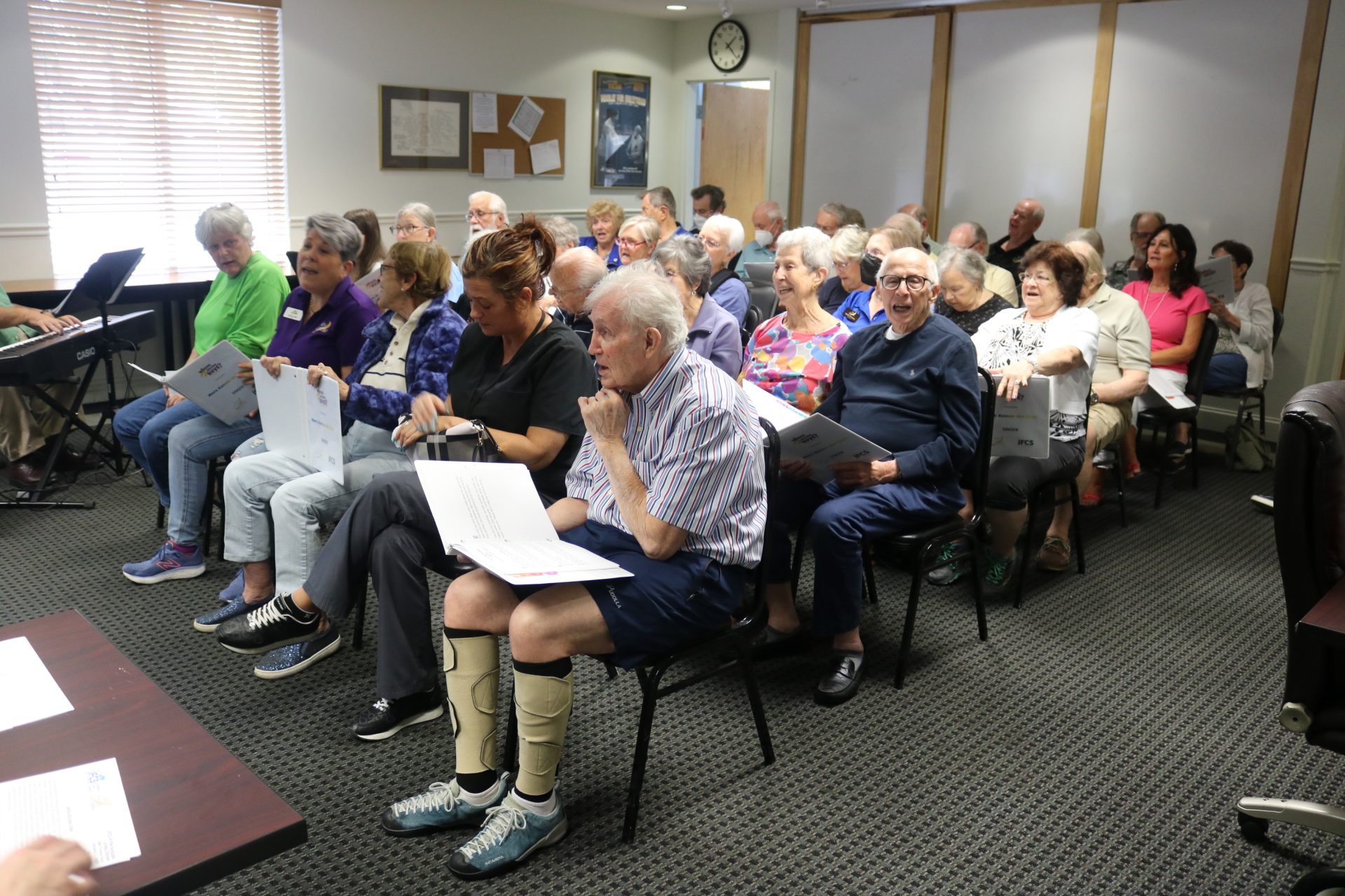 As memories fade, music sustains at a choir pairing Key Chorale singers with community elders
